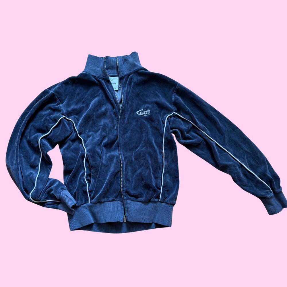 Y2K Velour Track Top - Urban Outfitters IETS Frans